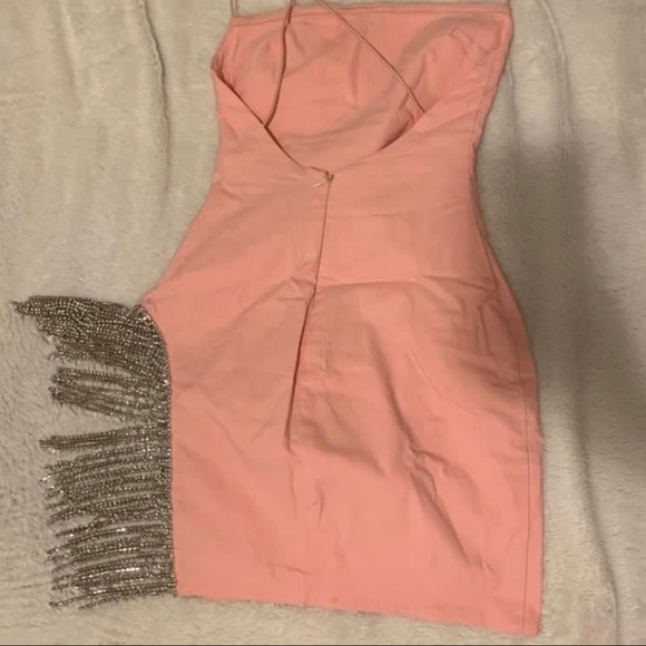 NWT OH POLLY PINK DRESS UK 8 - Picture 5 of 5